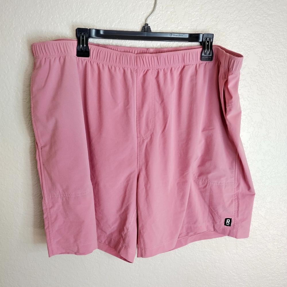 Rhone Essential Shorts Training 7” Pockets Elastic Waistband Sz 2XL